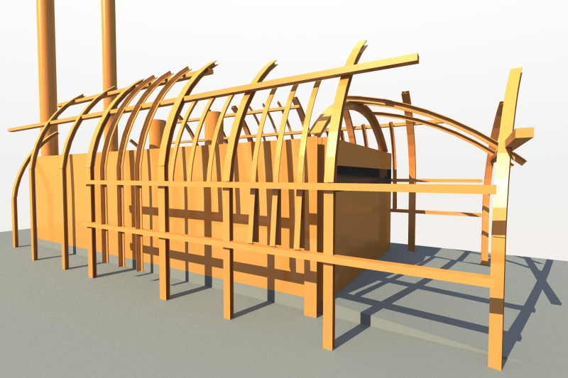 Креветка ГАЗОВАЯ МОДУЛЬНАЯ КОТЕЛЬНАЯ Оболочка / Pink Shrimp GAS MODULAR BOILER&nbsp;Shell